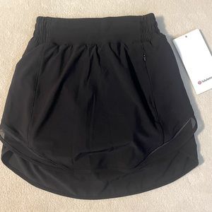 Lululemon Hotty Hot High Rise Skirt Long, Size 0, Black